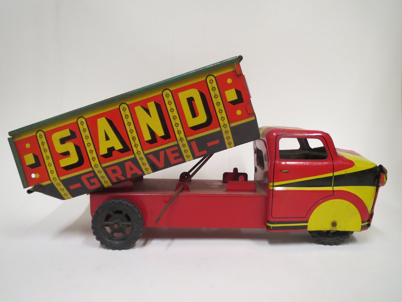 Vintage  Sand Gravel Excavating Truck Pair