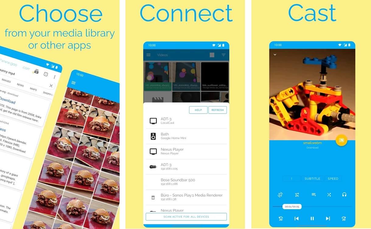 LocalCast |  Najlepsze aplikacje odtwarzacza wideo na Androida (2020)