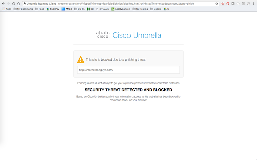 Cisco Umbrella Chromebook client (Ext)