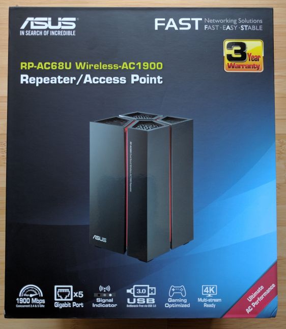 ASUS RP-AC68U, ретранслятор, репитер, медиа-мост, обзор