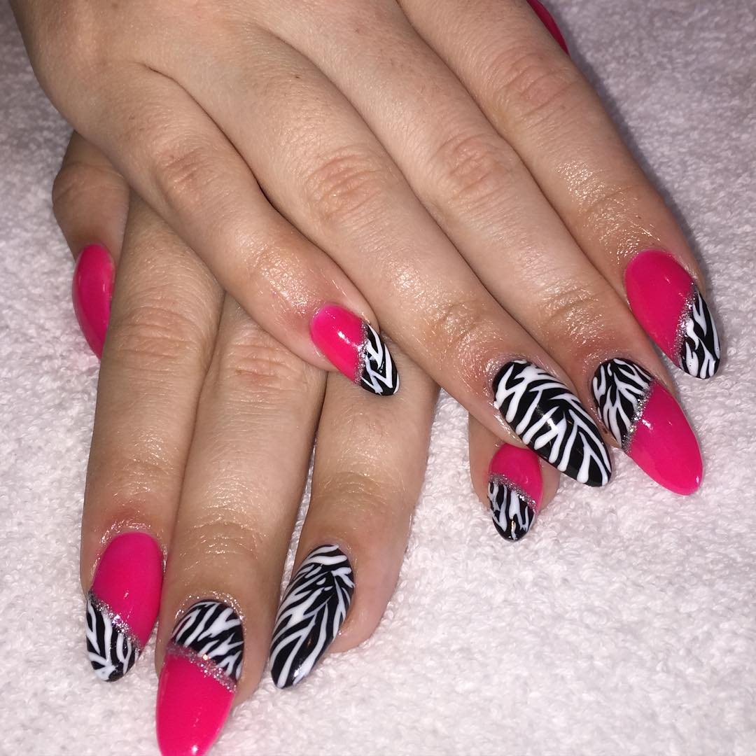 zebra nail art for 2017 - style you 7