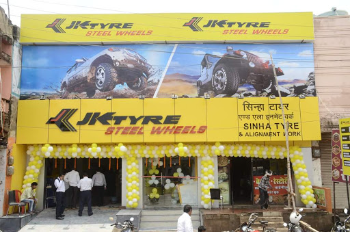 sinha JK Tyre &Alignment Shop, Raipur,, Postal Colony, Tikrapara, Raipur, Chhattisgarh 492001, India, Tyre_Manufacturer, state WB