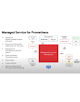 Gráfico de un diagrama de arquitectura sobre el Servicio administrado para Prometheus