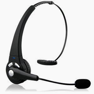  Over the Head Bluetooth Headset Blackberry Bold 9650 9700 9780 Curve 3G 8520 8530 8900