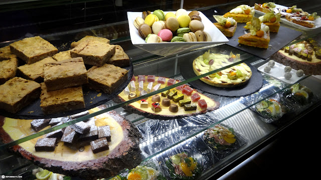 sweets at the Harpa Concert Hall in Reykjavik, Iceland 