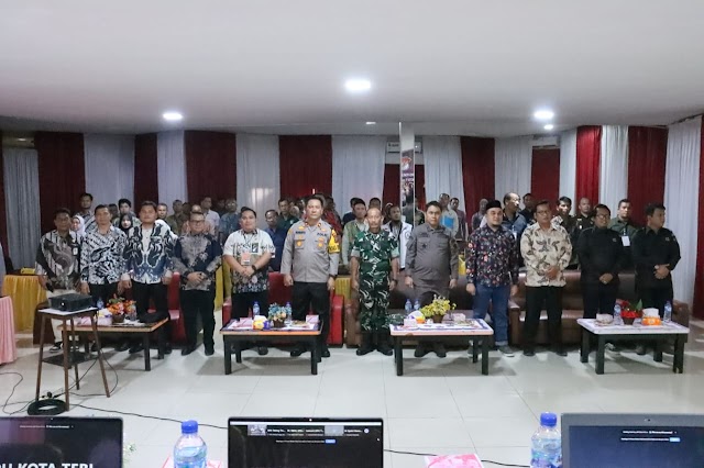 Kapolres Hadiri Pembukaan Rapat Pleno Terbuka Pemilu 2024 Tingkat Kota Tebing Tinggi 