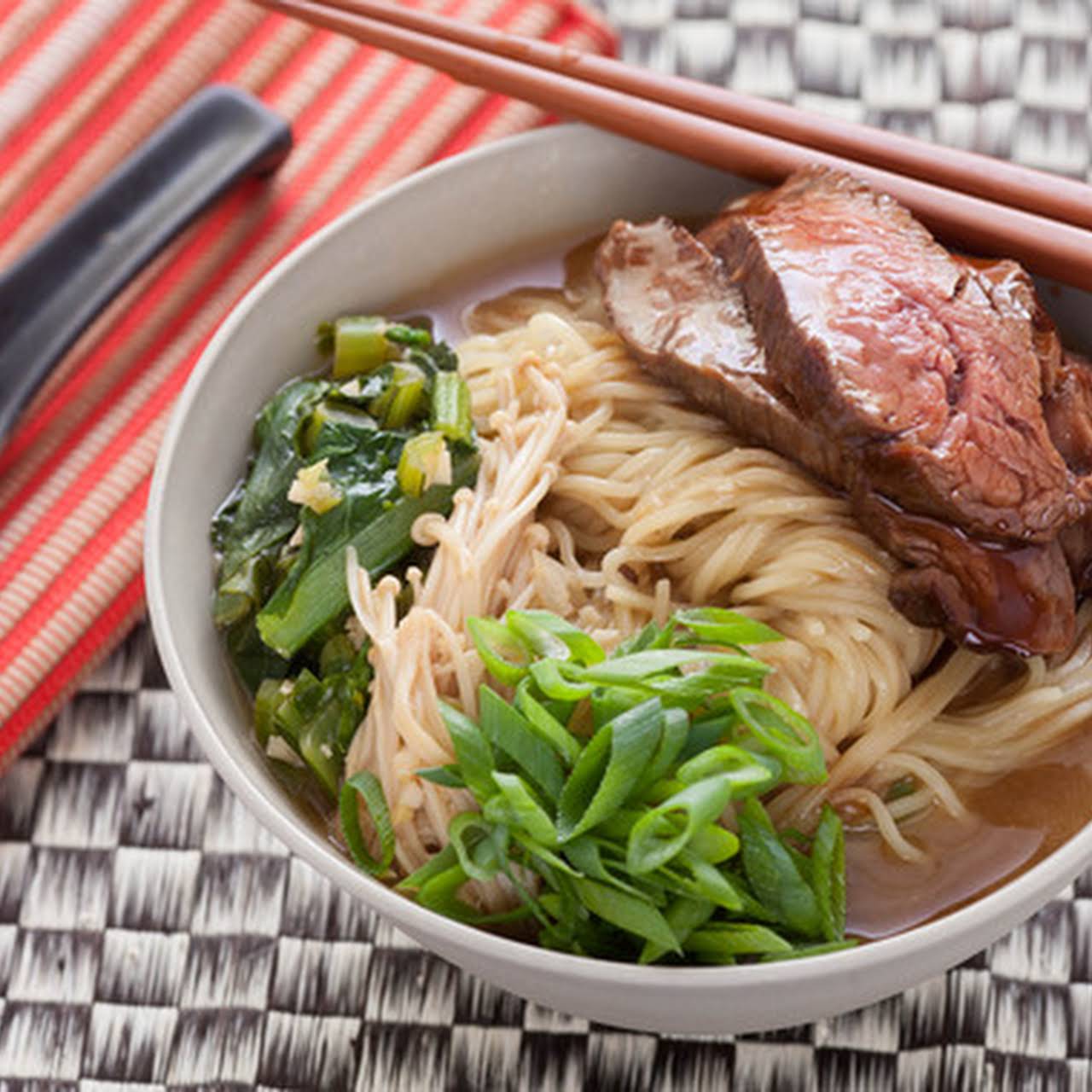 Blackened Chicken Ramen Noodle Soup - Baker by Nature