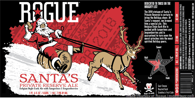 Rogue Santa’s Private Reserve 2018 - Tangerine & Boysenberries