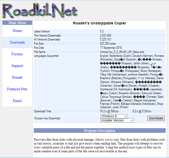 Pagina di download per Unstoppable Copier |  Il miglior software di copia file per PC Windows nel 2022