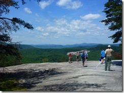 View from one of the outcroppings