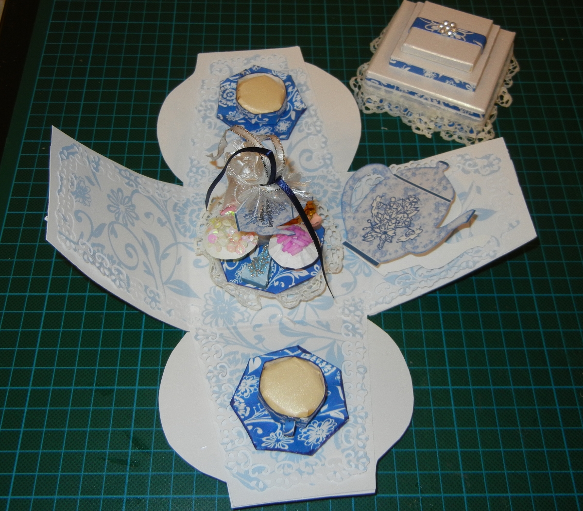 Jinky S Crafts Designs Teapot Exploding Gift Box By Jan Bennett