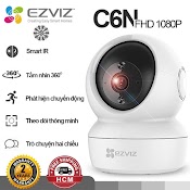 Camera Wifi Ezviz C6N 2.0Mpx Xoay 360 Độ, Đàm Thoại 2 Chiều, Chính Hãng Fullbox 100%