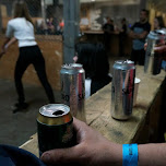 sapporo beers at BATL axe throwing Toronto in Toronto, Canada 