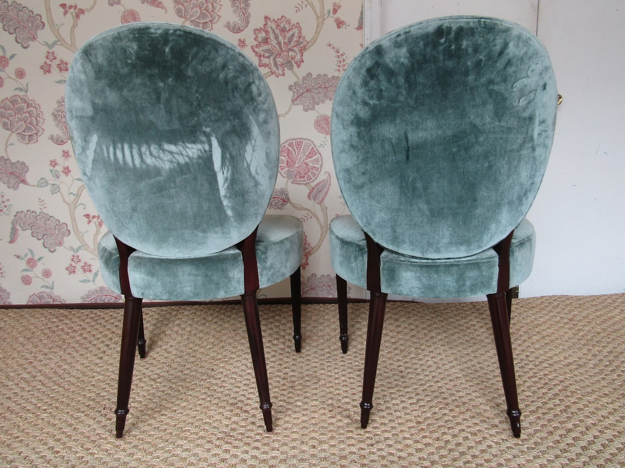 Velvet Chair Pair