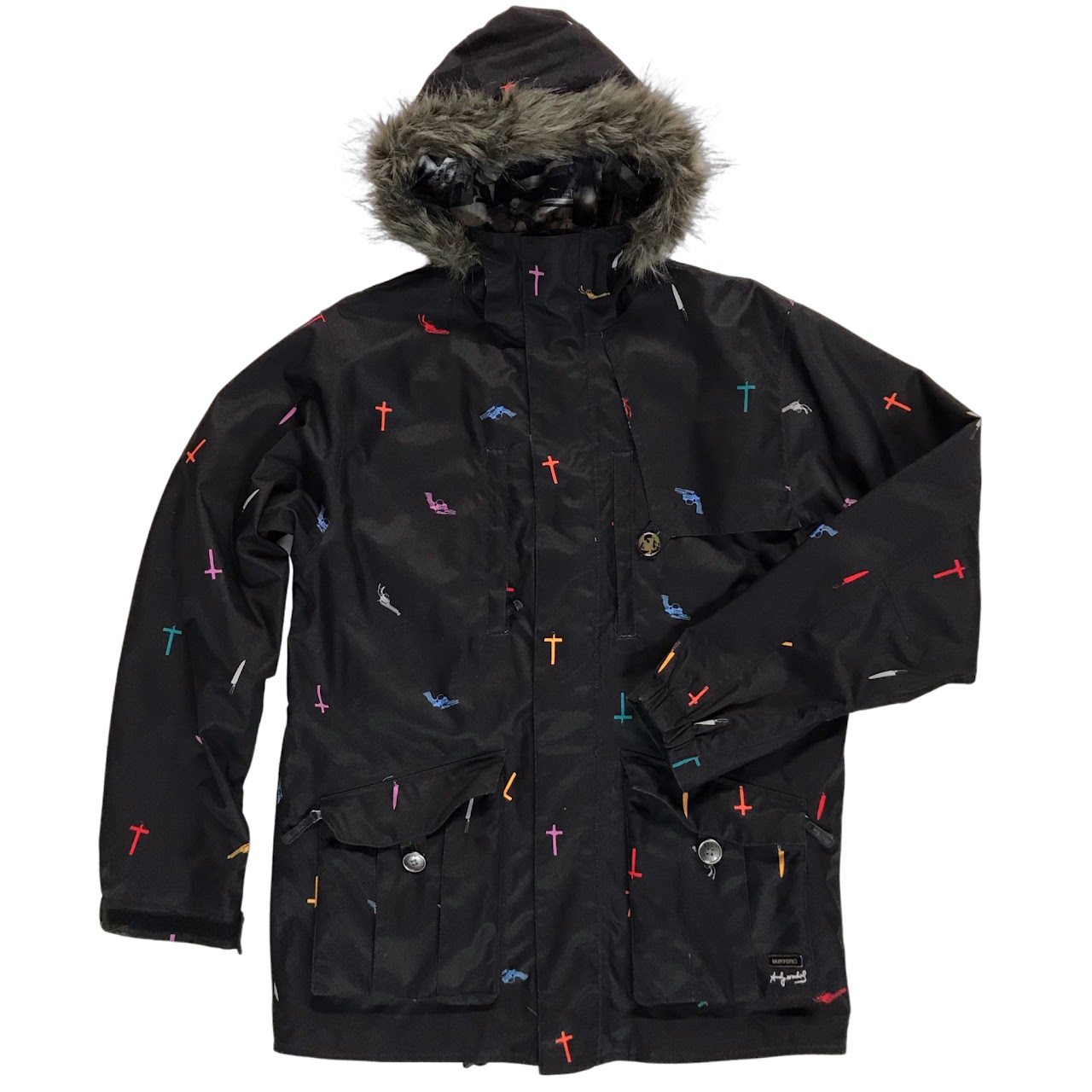 rand Dagelijks Corrupt Burton Limited Edition Andy Warhol Parka