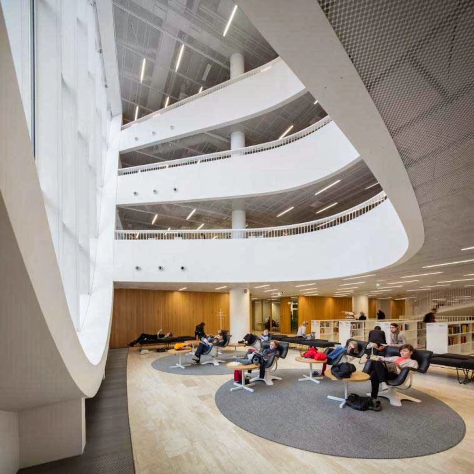 Helsinki University Main Library by Anttinen Oiva Architects