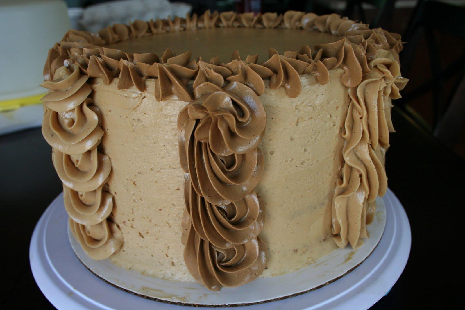 Vanilla Bean Latte Layer Cake