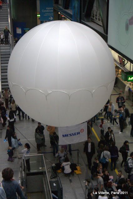 La Villette : ballons ascenceurs