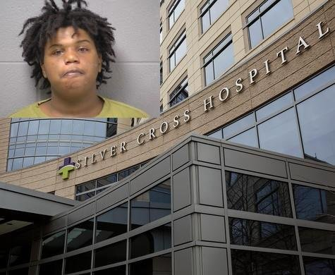 Man charged with assaulting Silver Cross Hospital security with tire iron