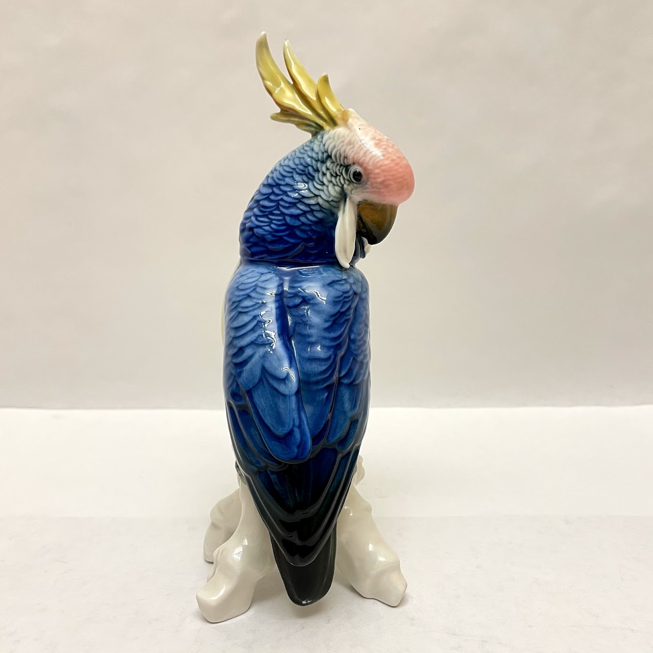 Karl Ens Volkstedt Vintage Porcelain Cockatoo Figurine