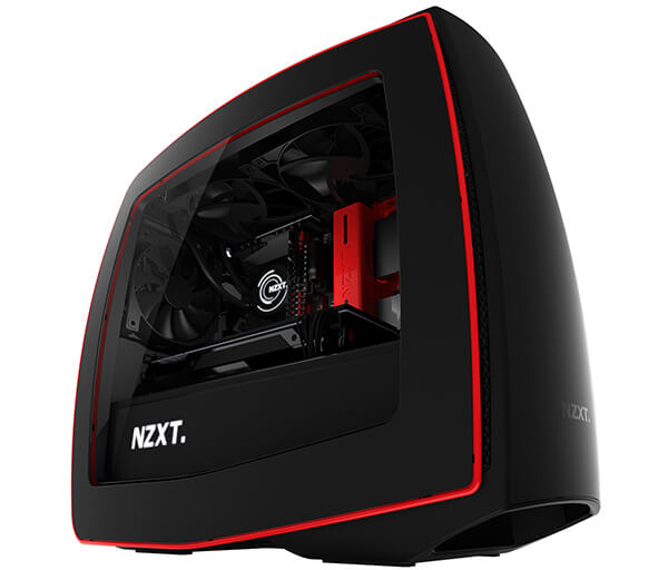 NZXT Manta lateral rojo