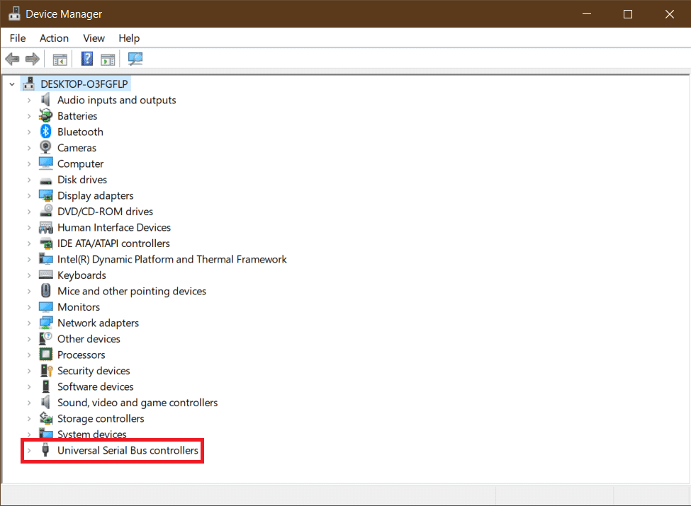 Universal Serial Bus-controllers gemarkeerd.  wat is WDF en hoe de WDF_VIOLATION-fout in Windows 10 op te lossen?