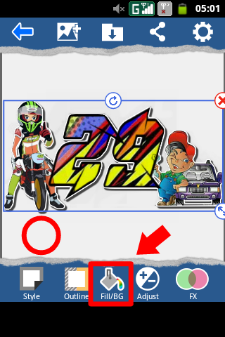 Buat Racing Picsay Pro Stickit 17 Pilih Photo Album Masukan