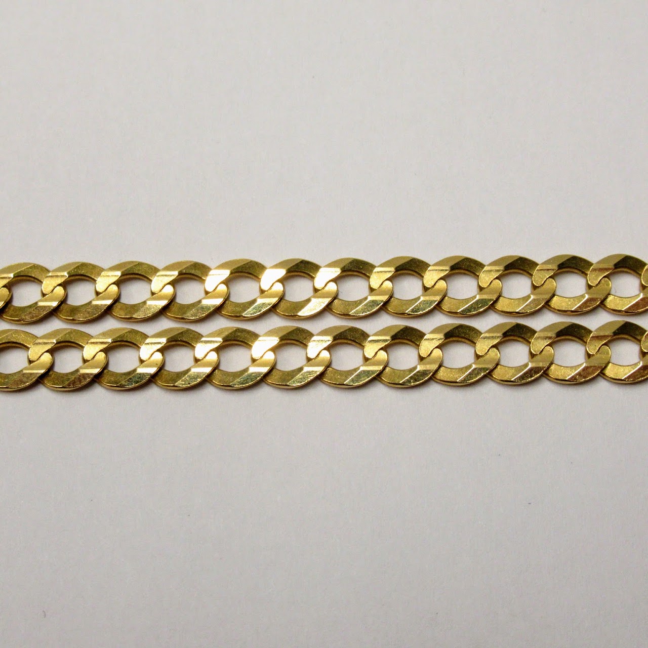 14K Gold Chain & Cross Necklace