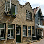 Den Burg streets on Texel in Texel, Netherlands 