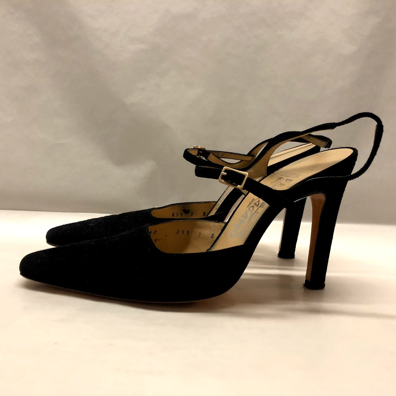 Salvatore Ferragamo Suede Pumps