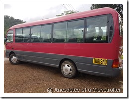 Bus to La Fortuna 