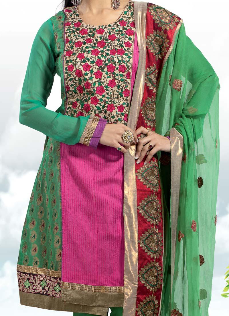 Stunning Green Salwar Suit