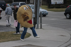 A very disturbing dancing pancake