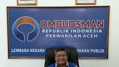 Ombudsman Aceh : 2020 Terima Sebanyak 168 Laporan