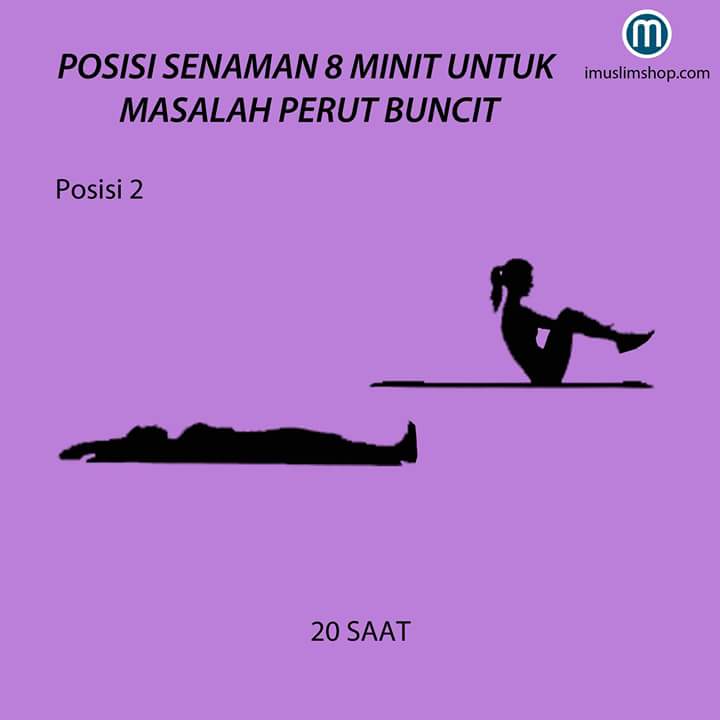 8 Posisi Senaman untuk Kempiskan Perut Buncit - Mauceriasokmo