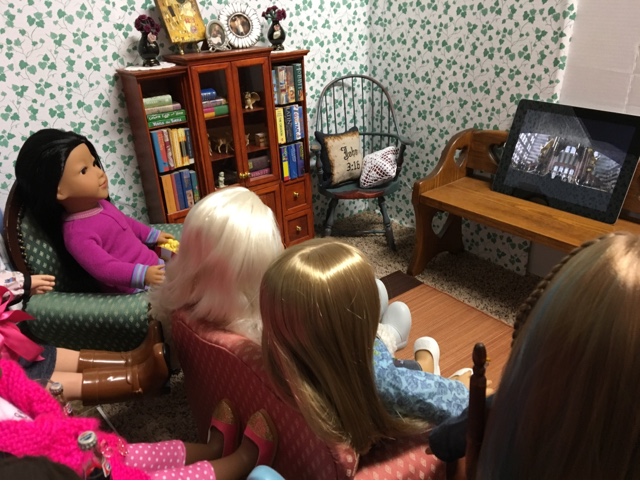 PennilessCaucasianRubbish American Doll Adventures: Movie Night at the Doll  House!