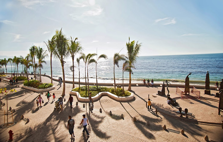 Day View of Malecon, Puerto Vallarta