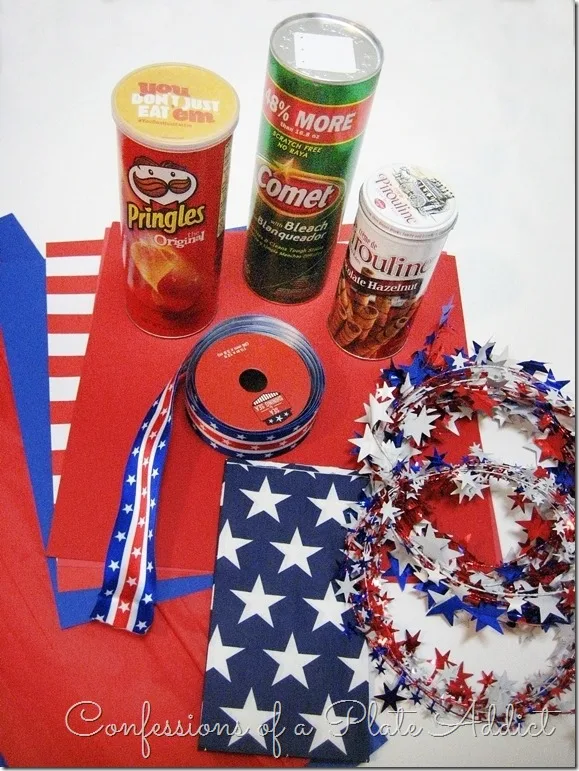 CONFESSIONS OF A PLATE ADDICT DIY Patriotic Firecrackers SUPPLIES