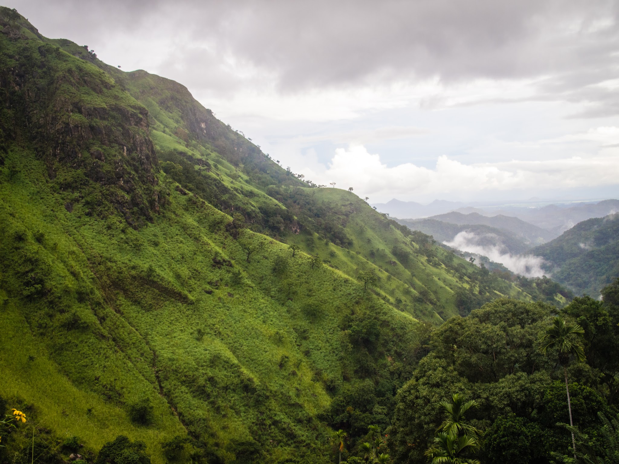 View of Sri Lanka's hill country