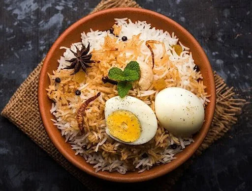 Egg Biryani With Raita