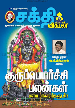 Tamil Guru Peyarchi Palan