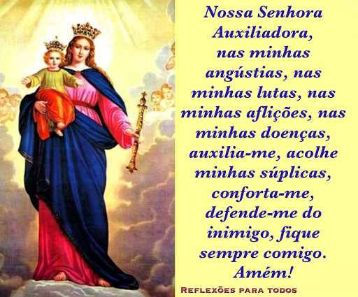 Resultado de imagem para Nossa Senhora Auxiliadora