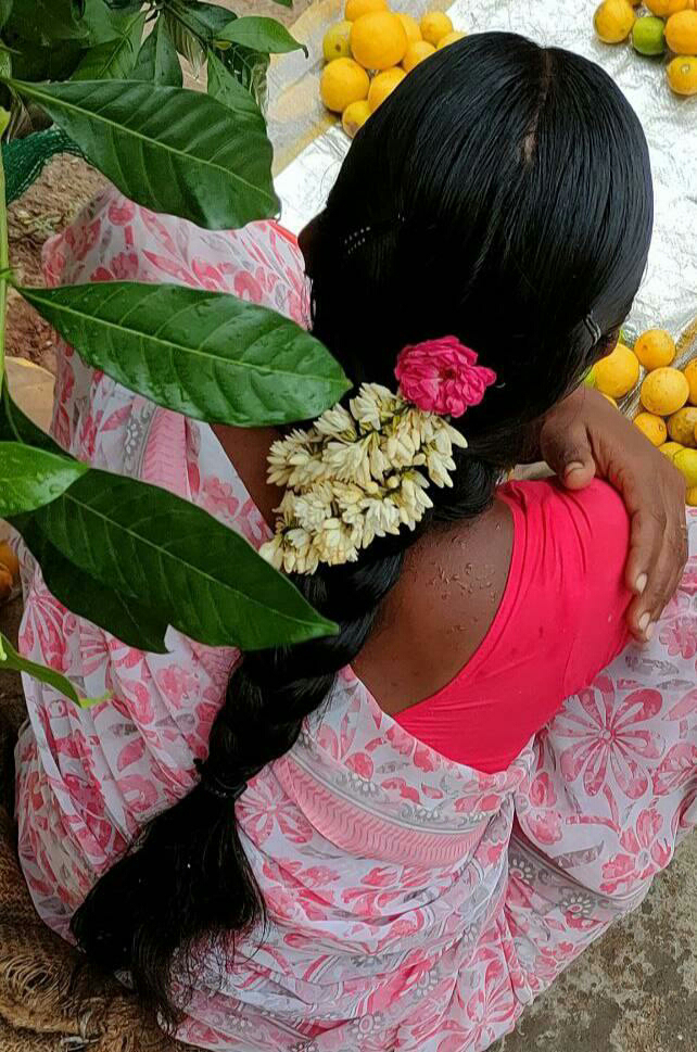 Village Barber Stories Tamil Village Women S Traditional Oiled Hair Style Images