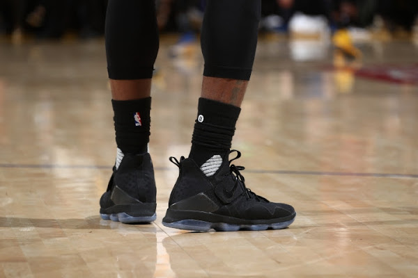 James Wears Nike LeBron 14 MLK Day PE in Big Loss vs Warriors