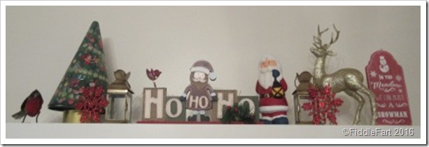 Festive Christmas Display shelf