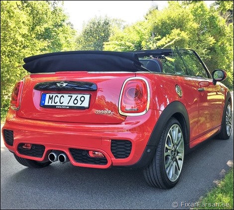 Red-Mini-Cooper-S-Cab-Works-Rear