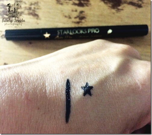 Makeup Monday Starlooks Pro eyeliner swatch