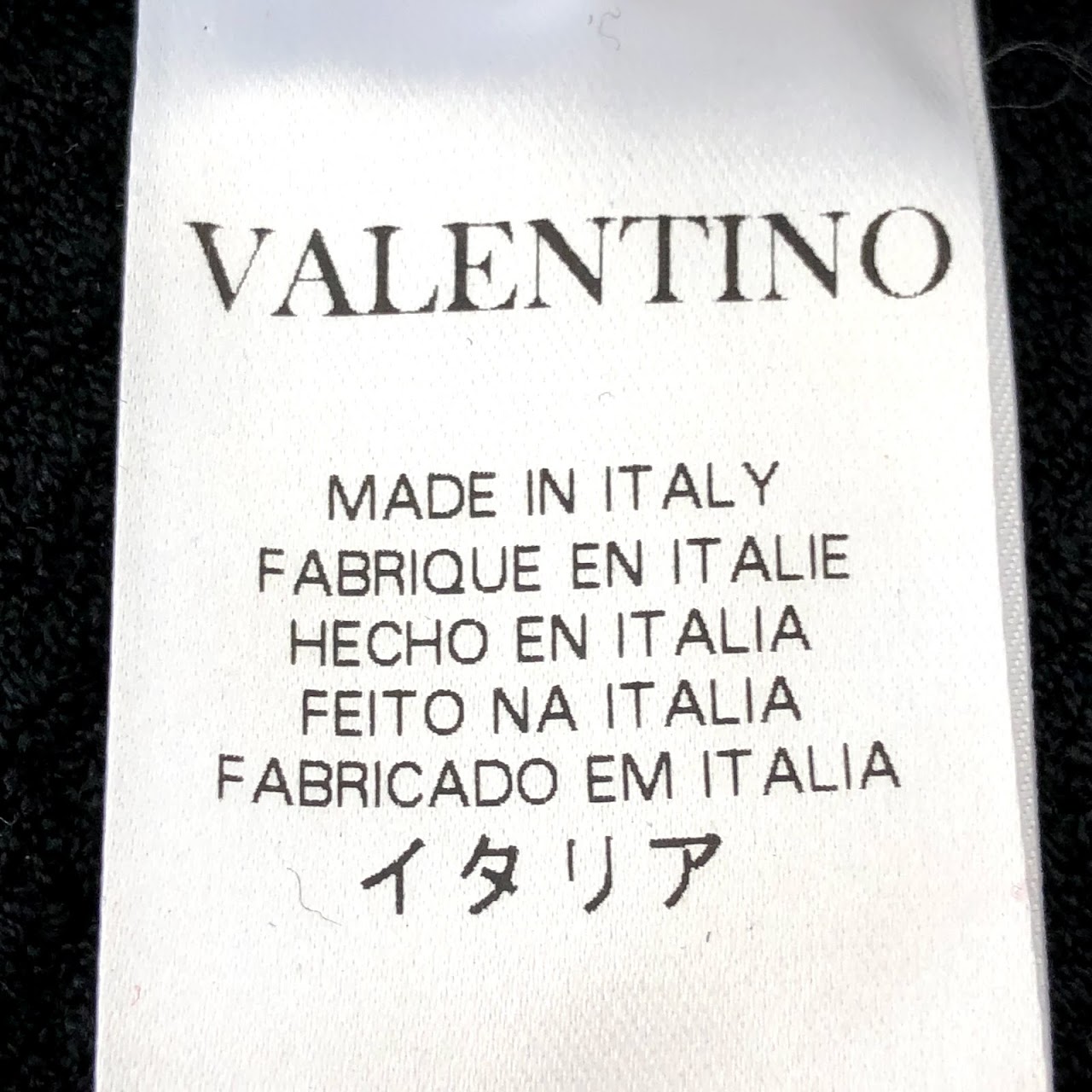 Valentino Double Breasted Sweater Coat