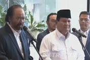 Surya Paloh Terima Kunjungan Ketum Partai Gerindra Prabowo Subianto