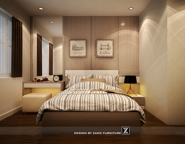 Thiết kế nội thất căn hộ chung cư cao cấp 120m2, 3 phòng ngủ khu Central Sunrise City 23